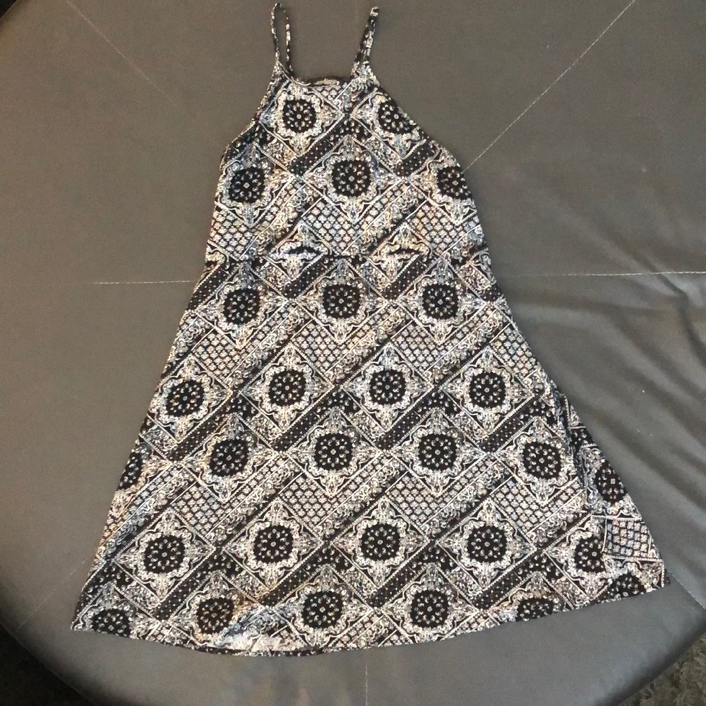 halter top skater dress